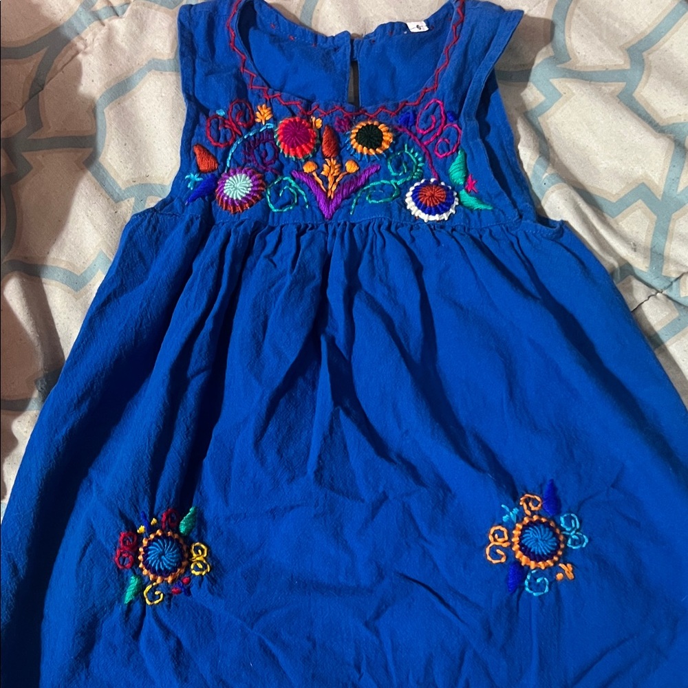 Twice Chic Boutique Royal Blue Floral Dress